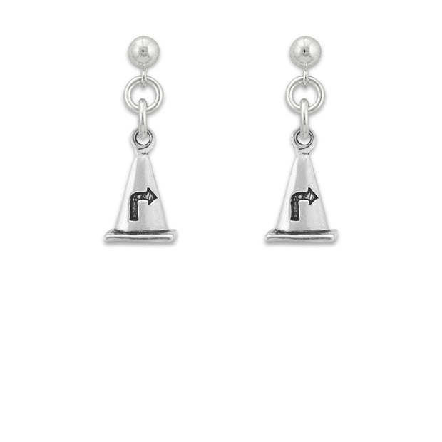 Rally Cone Earrings In Sterling Silver