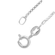 Sterling Silver Box Chain 18"