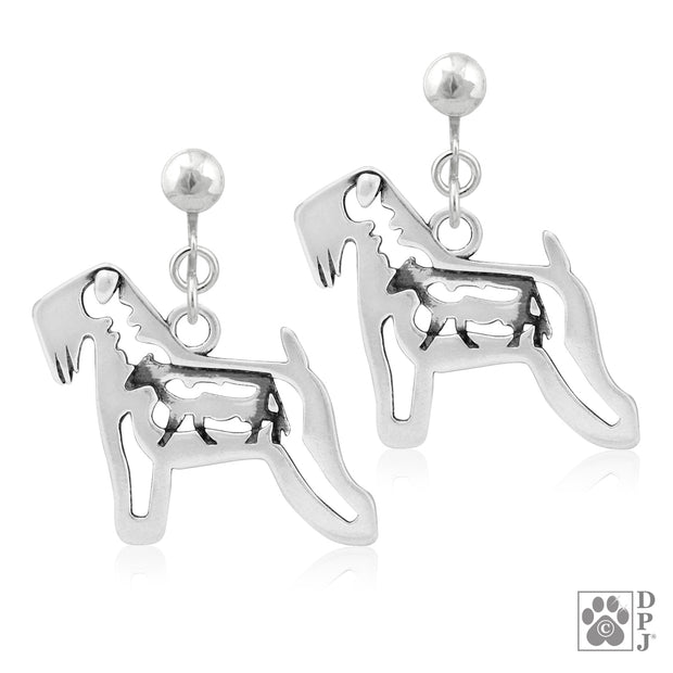 Soft Coated Wheaten Terrier Earrings