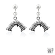 Tunnel earrings on clip-ons in sterling silver, Cool agility gifts