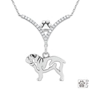 High end Fine Bulldog jewelry and gifts, Fine Bulldog jewelry in sterling silver