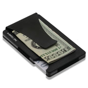 Custom Money Clip with Rhodium Finish and RFID